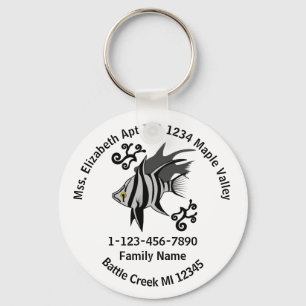 Alte Ehefrau Zuhause-Adresse Schlüsselanhänger