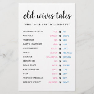 Alte Ehefrauen erzählen Geschlecht: Baby Shower Ga