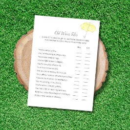 Alte Ehefrauen Tales Baby Sprinkle Spielkarte