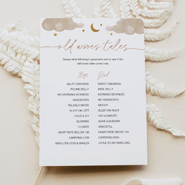 Alte Ehefrauen Tales Twinkle Star Baby Duschgame Einladung (Von Creator hochgeladen)