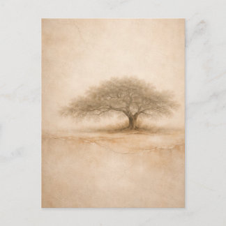Alte Eiche | Südliche Eichenbaum-Kunst | Postkarte