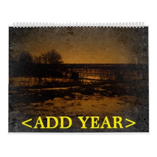 ALTE EISENBAHnbrücke Kalender