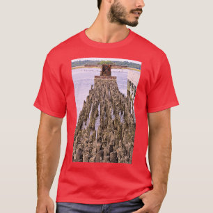 Alte Eisenbahnlinie Trestle Wallfahrtskirche T-Shirt