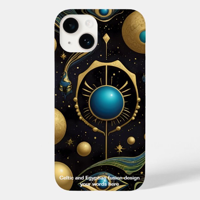 Alte Elegance: keltisch & ägyptisch Case-Mate iPhone Hülle (Rückseite)