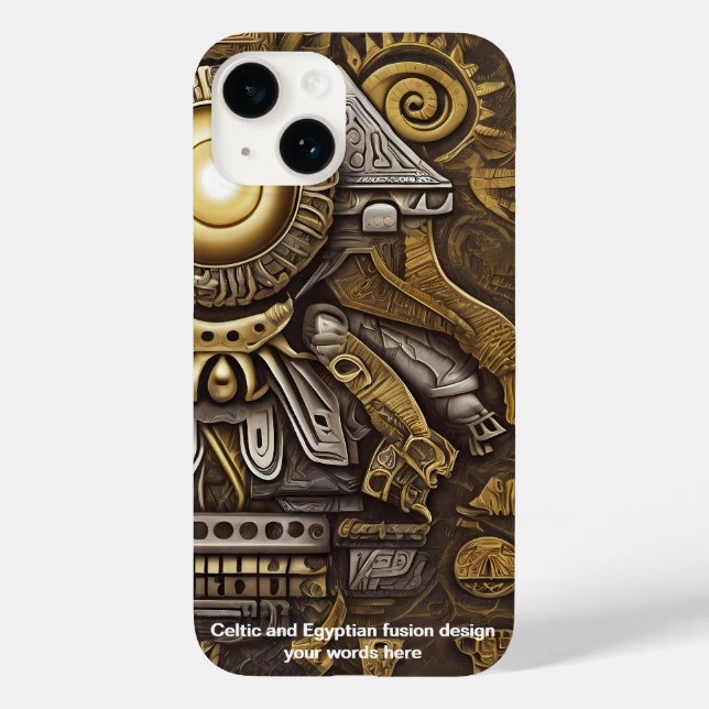 Alte Elegance: keltisch & ägyptisch Case-Mate iPhone Hülle (Rückseite)
