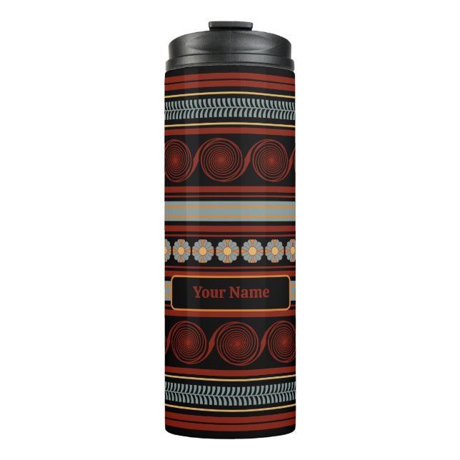 Alte Elegance: Minoan-Stil Thermosbecher (Vorderseite)