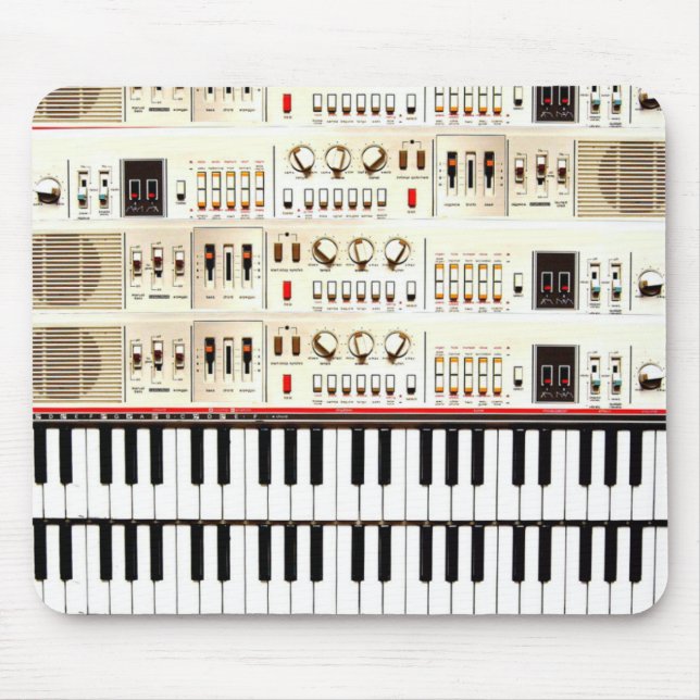 Alte elektrische Tastatur Mousepad (Vorne)