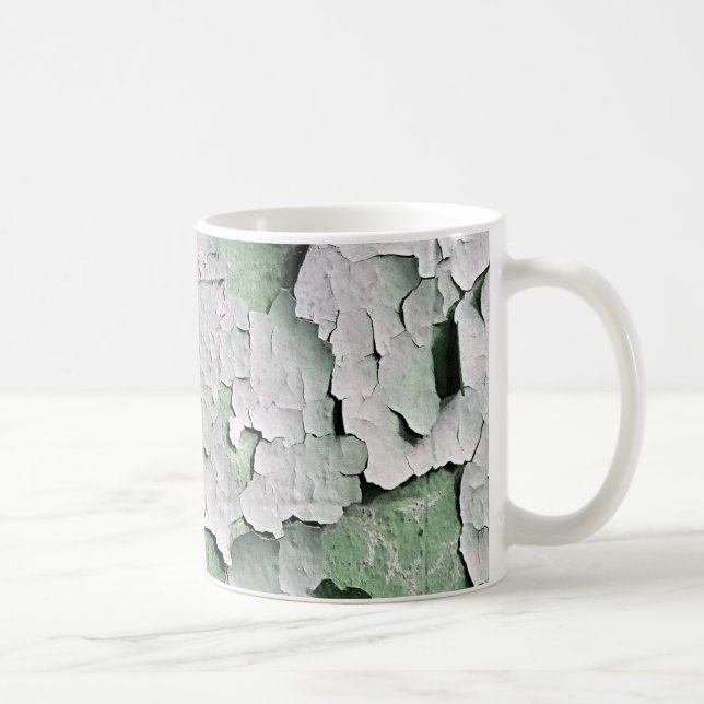 ALTE ENGLAND PEELING PAINT KAFFEETASSE (Rechts)