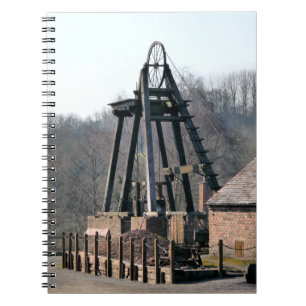 ALTE ENGLAND PITHEAD WINDING WHEEL NOTIZBLOCK