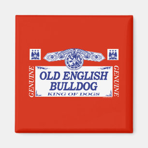 Alte englische Bulldogge Magnet