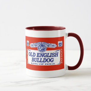 Alte englische Bulldogge Tasse