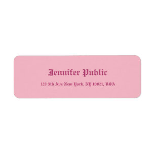 Alte englische Hand Skripttext Elegante rosa Vorla