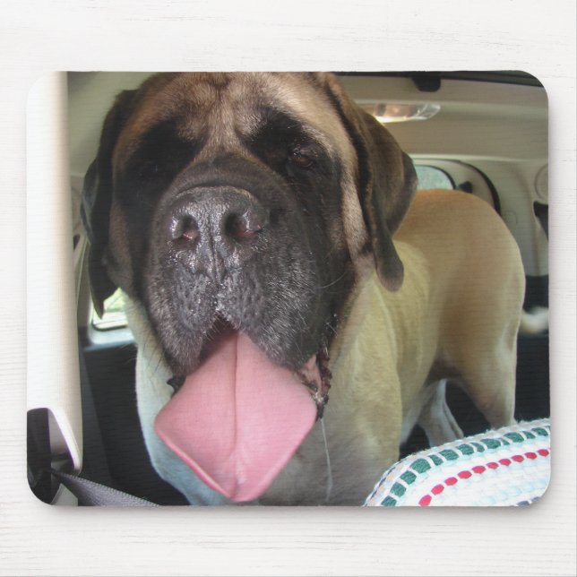 Alte englische Mastiff-Mausunterlage Mousepad (Vorne)