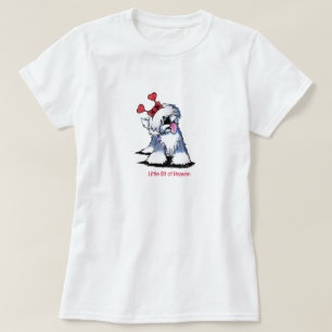 Alte englische Schäferhund-Liebeswanzen-T-Shirt T-Shirt