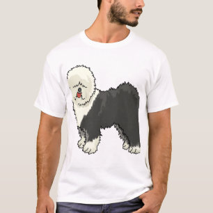 Alte englische Schafhündin, mein Freund T-Shirt
