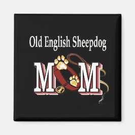 alte englische SHEEPDOG Mama Magnet