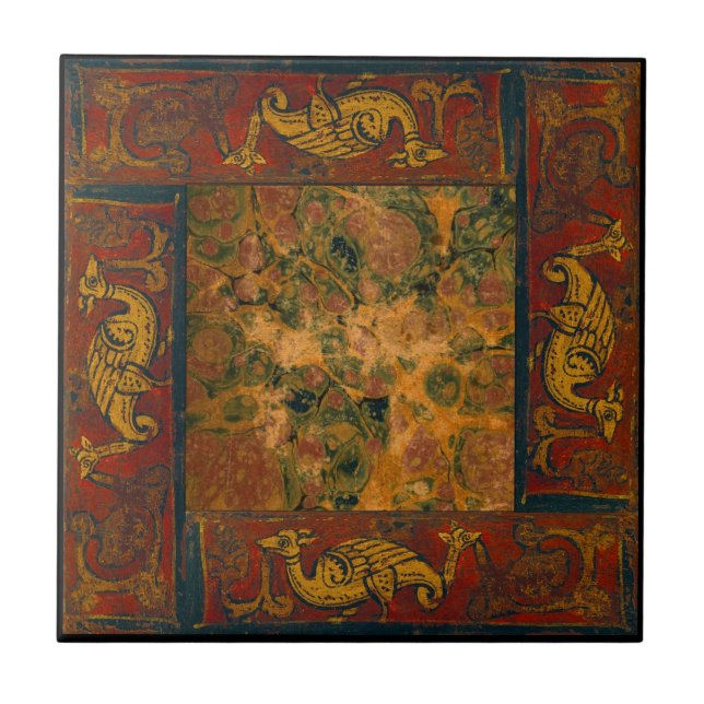 Alte Entwurfs-Vorlage eine von vier Fliese (Vorderseite)