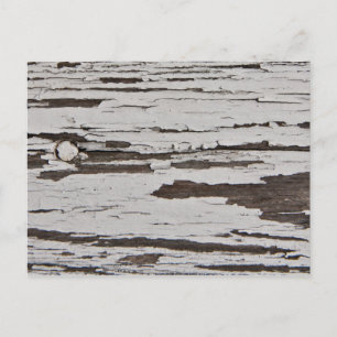 Alte Farbe aus Holz Postkarte