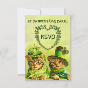 ALTE FASHION IRISH CATS,ST.PATRICK'S DAY PARTY UAW RSVP KARTE