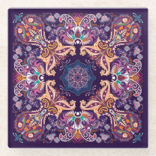 Alte Felsenwand: Hochseilkunde Glasuntersetzer