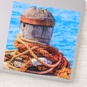 Alte Festungsbollard Aufkleber