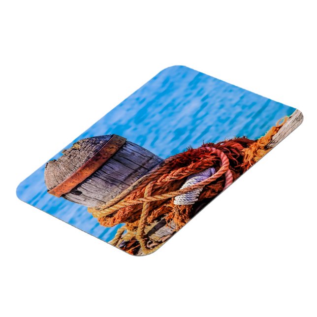 Alte Festungsbollard Magnet (Linke Seite)