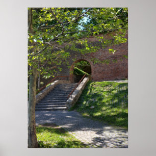 alte Festungsmauer Poster