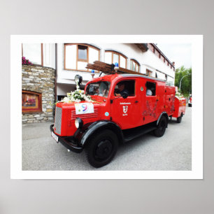 Alte Feuerwehr Poster