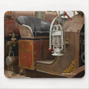 Alte Feuerwehrdrehleiter Mousepad