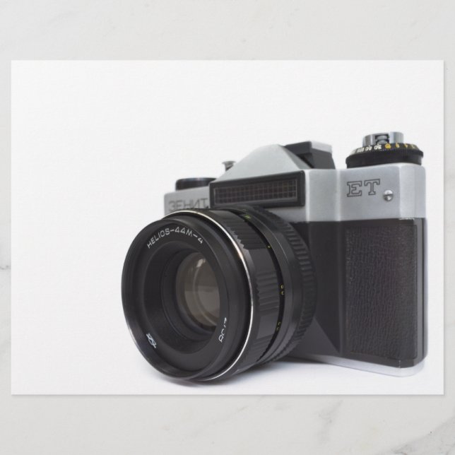 Alte Filmkamera Flyer (Vorne)