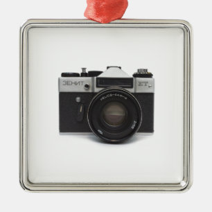 Alte Filmkamera Silbernes Ornament