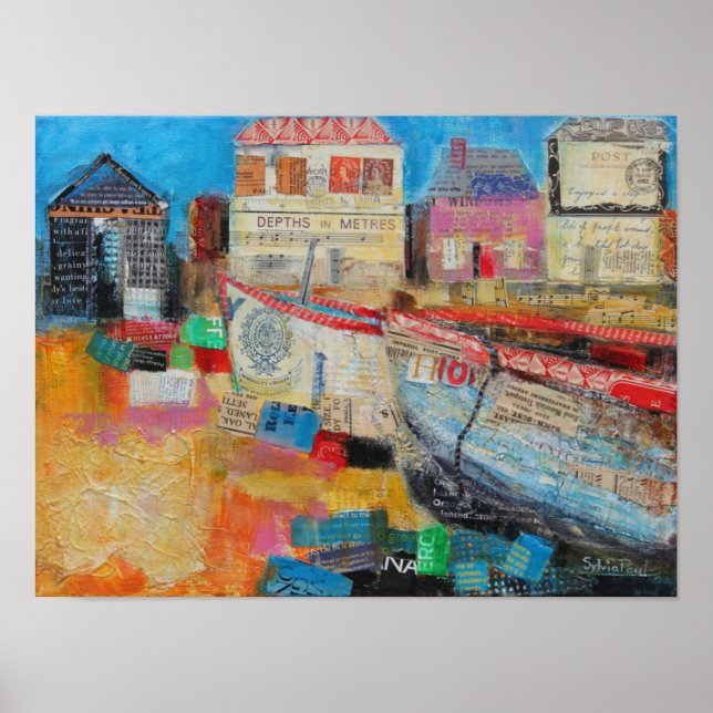 Alte Fischerboote 2013 Poster (Vorne)