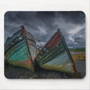 Alte Fischerboote Mousepad