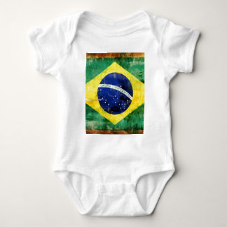 Alte Flagge Brasiliens Baby Strampler