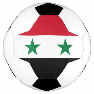 Alte Flagge Syriens Fußball