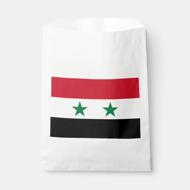 Alte Flagge Syriens Geschenktütchen (Vorderseite)