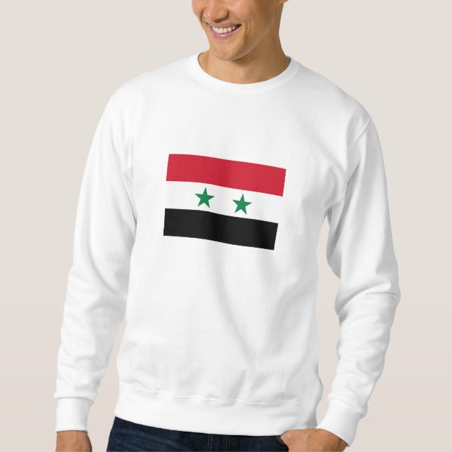 Alte Flagge Syriens Sweatshirt (Vorderseite)