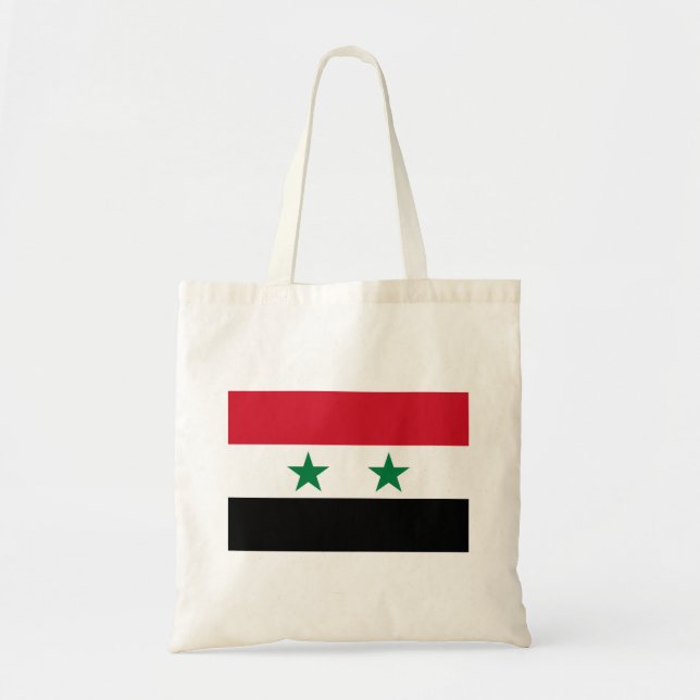 Alte Flagge Syriens Tragetasche (Vorne)