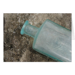 Alte Flasche auf Fossil Rock