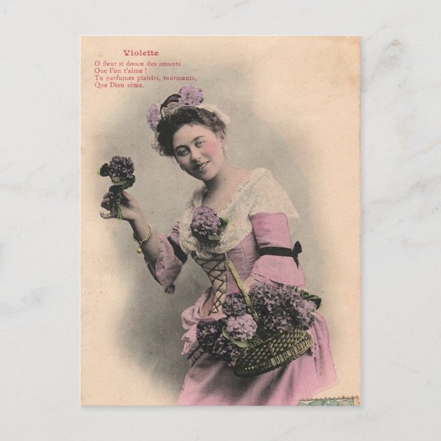 Alte französische Postkarte (Vorderseite)