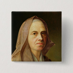 Alte Frau Button