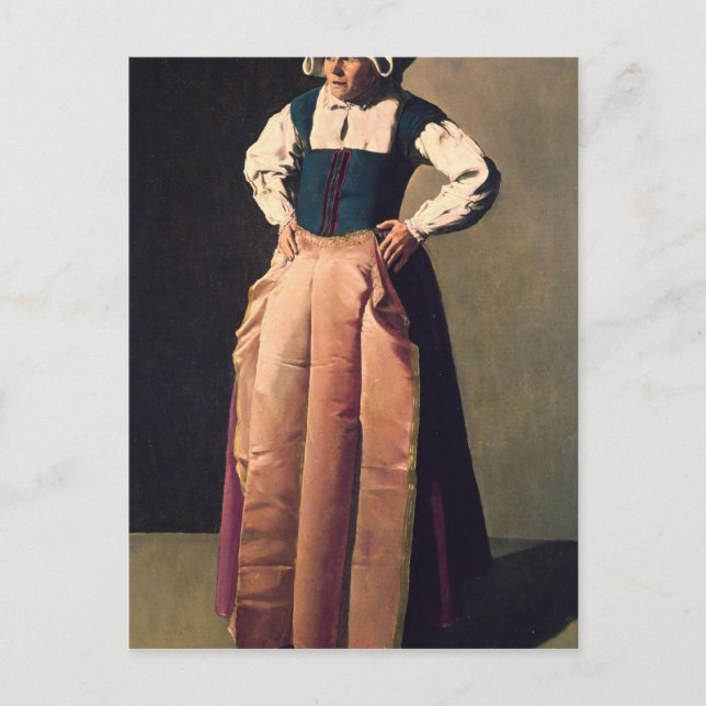 Alte Frau, c.1618-19 Postkarte (Vorderseite)