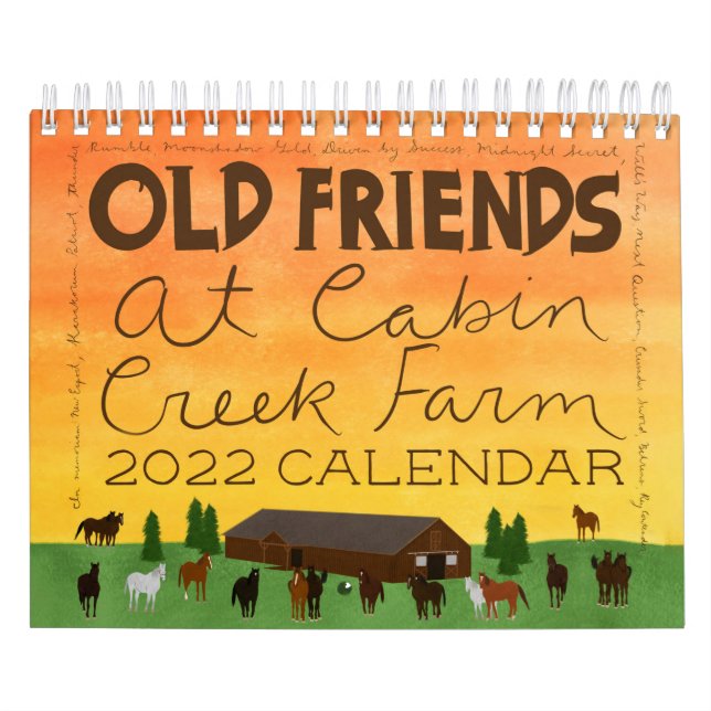 Alte Freunde in Cabin Creek 2022 Kalender (Titelbild)