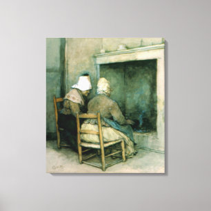 Alte Freunde Leinwanddruck