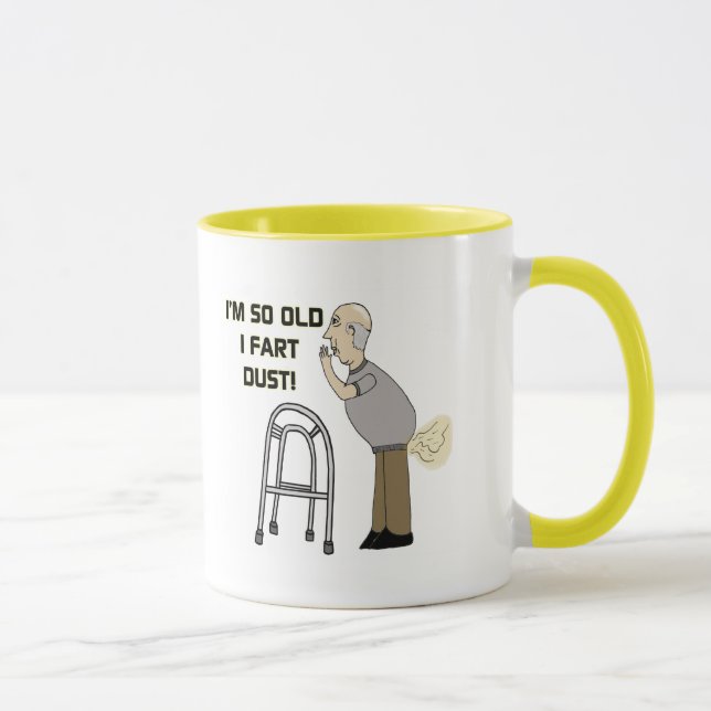 Alte Furz-Geschenke für Vatertag Tasse (Rechts)
