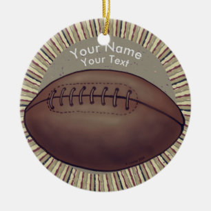 Alte Fußballverzierung Keramik Ornament