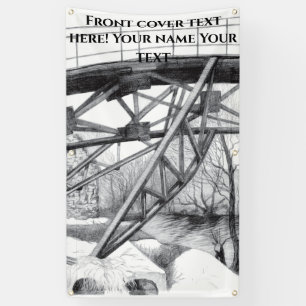 Alte Fußbrücke Pencilart Banner