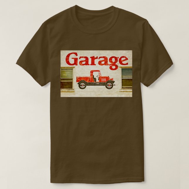 Alte Garage T-Shirt (Design vorne)