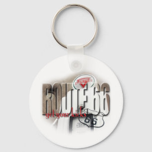 Alte Gas-Pumpe - Weg 66 Schlüsselanhänger