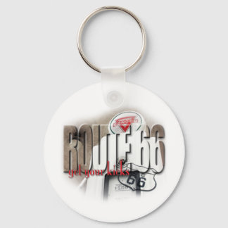 Alte Gaspumpe - Route 66 Schlüsselanhänger